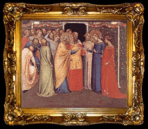 framed  DADDI, Bernardo The Marriage of the Virgin fg, ta009-2